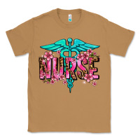Toasted Coconut floral nurse Classic Tee - AdoDesignShop