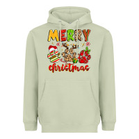 Matcha merry christmas paws Heavyweight Hoodie - MaliasSmallBusiness