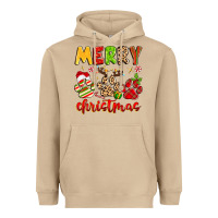 Mushroom merry christmas paws Heavyweight Hoodie - MaliasSmallBusiness