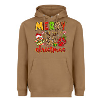 Toasted Coconut merry christmas paws Heavyweight Hoodie - MaliasSmallBusiness