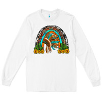 White indian headdress cactus and sunflowers rainbow Long Sleeve Tee - Artiststas