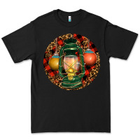 Black Xmas Lantern Christmas Premium Tee - RanaPortraitStore