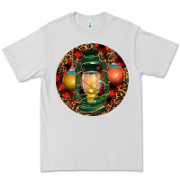 Dove Grey Xmas Lantern Christmas Premium Tee - RanaPortraitStore