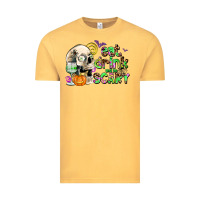 Vintage Mustard eat drınk and be scary Vintage Tee - AdoDesignShop