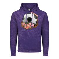 Cloud Purple western soccer with roses Vintage Hoodie - HRA Design Shop