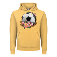Vintage Mustard western soccer with roses Vintage Hoodie - HRA Design Shop