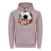 Vintage Zinc western soccer with roses Vintage Hoodie - HRA Design Shop