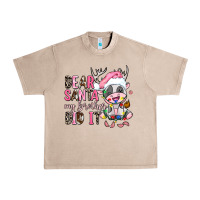 French Oak dear santa my brother did it Urban Heavy Tee - AdoDesignShop