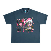 Midnight Navy dear santa my brother did it Urban Heavy Tee - AdoDesignShop