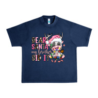 Navy dear santa my brother did it Urban Heavy Tee - AdoDesignShop