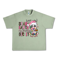 Oil Green dear santa my brother did it Urban Heavy Tee - AdoDesignShop
