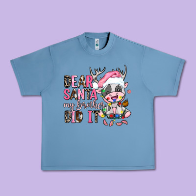 Dear Santa My Brother Did It Urban Heavy Tee Designed By Adodesignshop
