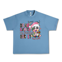 Pebble Blue dear santa my brother did it Urban Heavy Tee - AdoDesignShop