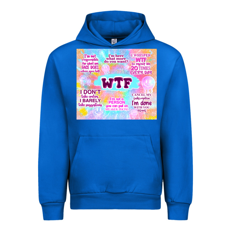 Sarcastic Wtf Urban Hoodie by TumblerDesignByShophia | Teevron