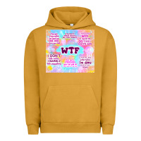 Pigment Peanut Butter sarcastic wtf Urban Hoodie - TumblerDesignByShophia