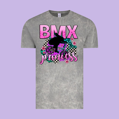 Bmx Princess Vintage Tee Designed By Adodesignshop