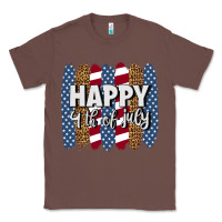 Chestnut happy 4th of july brushstrokes Classic Tee - BundleAndBundleShop