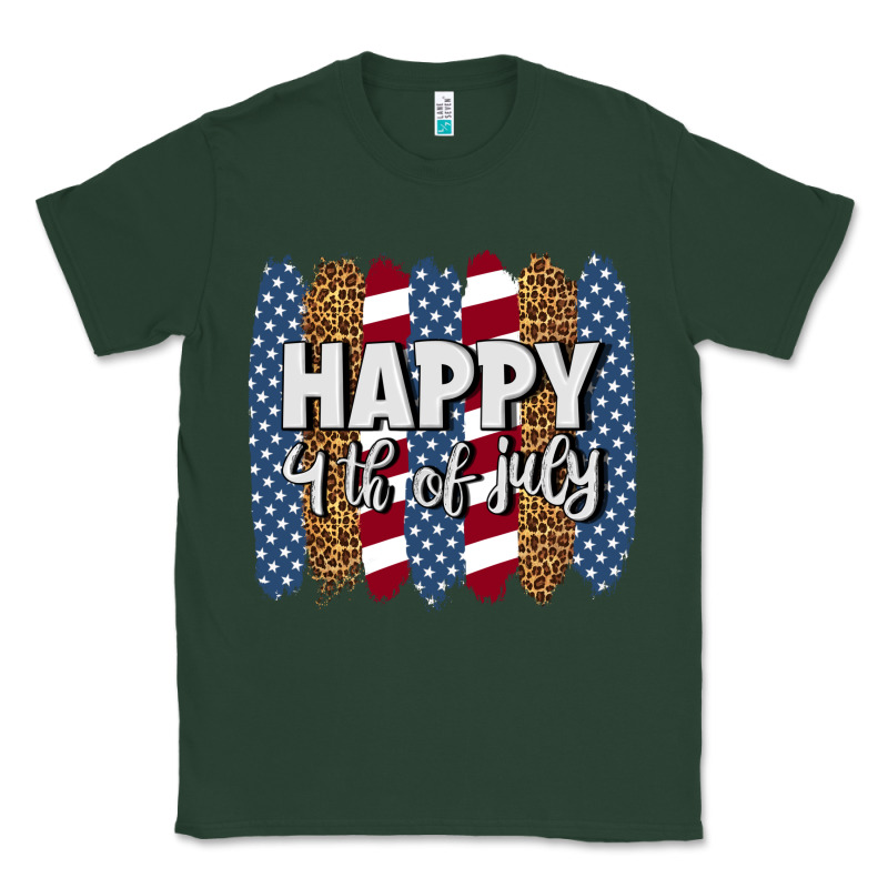 Happy 4th Of July Brushstrokes Classic Tee by BundleAndBundleShop | Teevron