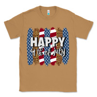 Toasted Coconut happy 4th of july brushstrokes Classic Tee - BundleAndBundleShop