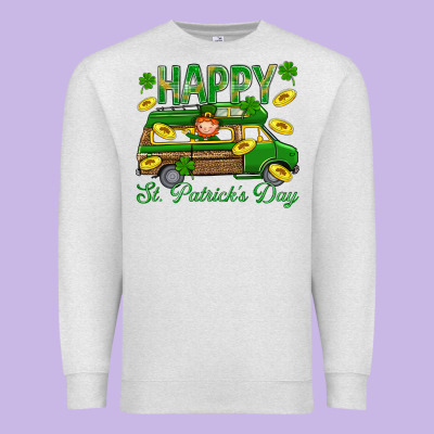 Happy St. Patricks Day Premium Sweatshirt Designed By Bundleandbundleshop