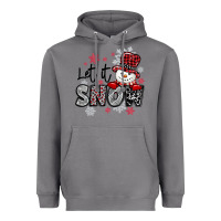 Storm let it snow sowman snowflake Heavyweight Hoodie - MaliasSmallBusiness