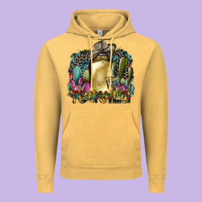 Tequila Vintage Hoodie Designed By Sublimationcraftshop