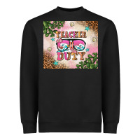 Black teacher of duty summer break Heavyweight Sweatshirt - AdoDesignShop