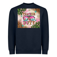 Navy teacher of duty summer break Heavyweight Sweatshirt - AdoDesignShop