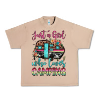 Burro just a girl who loves camping Urban Heavy Tee - JahusDesignShop