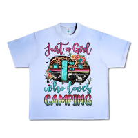 Grape Ice just a girl who loves camping Urban Heavy Tee - JahusDesignShop