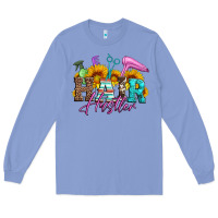 Colony Blue hair hustler hairstylist Long Sleeve Tee - Artiststas