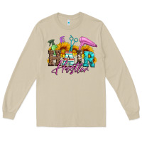 Mushroom hair hustler hairstylist Long Sleeve Tee - Artiststas