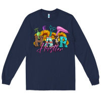 Navy hair hustler hairstylist Long Sleeve Tee - Artiststas