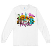 White hair hustler hairstylist Long Sleeve Tee - Artiststas