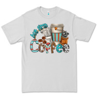 Dove Grey but first coffee Premium Tee - texasbilliewilder
