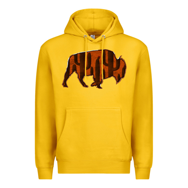 Red Cactus Bison Silhouette Premium Hoodie by Bettercallsaul | Teevron