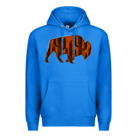True Royal Red Cactus Bison Silhouette Premium Hoodie - Bettercallsaul