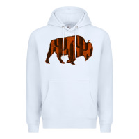 White Red Cactus Bison Silhouette Premium Hoodie - Bettercallsaul