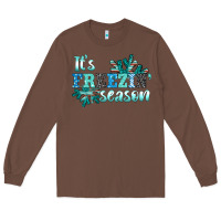 Chestnut it's freezin' season Long Sleeve Tee - AdoDesignShop