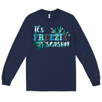 Navy it's freezin' season Long Sleeve Tee - AdoDesignShop