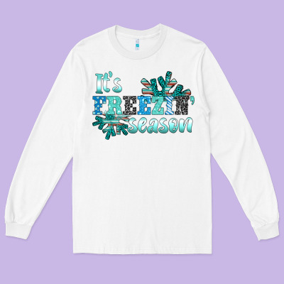 It's Freezin' Season Long Sleeve Tee Designed By Adodesignshop