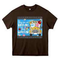 Chocolate Brown they see me rollin they waitin Heavy Core Tee - MaliasSmallBusiness
