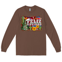 Chestnut feliz navidad Long Sleeve Tee - AdoDesignShop