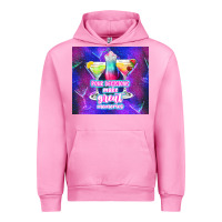 Fuchsia Pink pour decisions make great memories Urban Hoodie - TumblerDesignByShophia