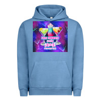Pigment Pebble Blue pour decisions make great memories Urban Hoodie - TumblerDesignByShophia