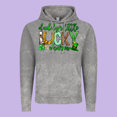 St. Patrick's Day Daddy's Little Lucky Charm Vintage Hoodie Designed By Neo Western
