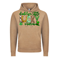 Vintage Coffee St. Patrick's Day Daddy's little lucky charm Vintage Hoodie - Neo Western
