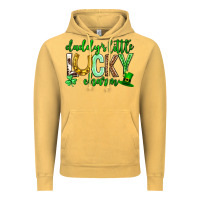 Vintage Mustard St. Patrick's Day Daddy's little lucky charm Vintage Hoodie - Neo Western