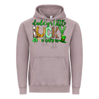 Vintage Zinc St. Patrick's Day Daddy's little lucky charm Vintage Hoodie - Neo Western
