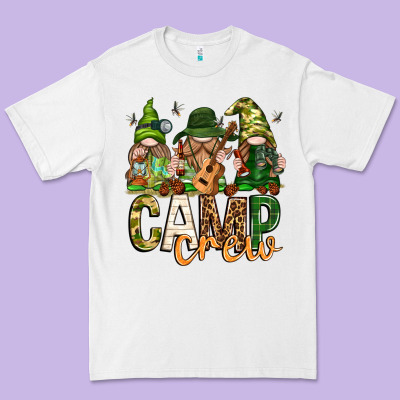 Premium Tee camp crew with gnomies